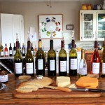 Wine and cheese platter at a Penman Springs tasting